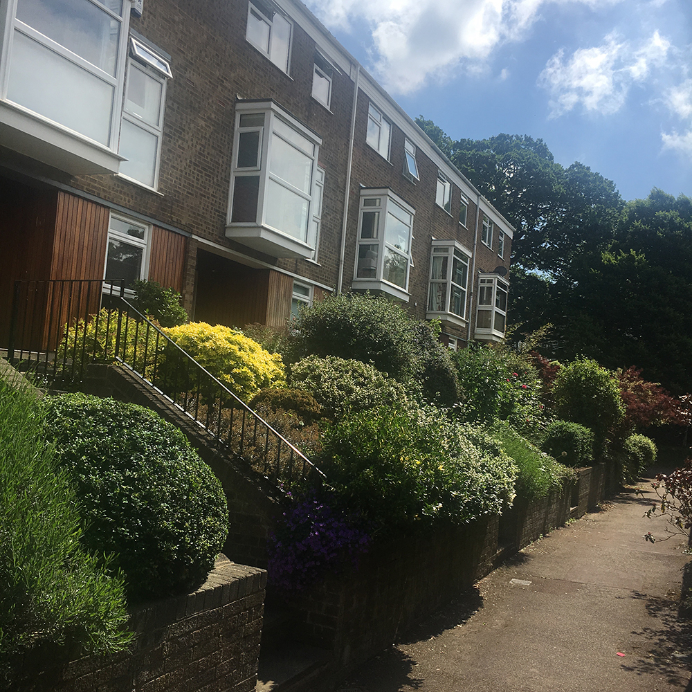 Houses 10 to 14. Houses 10 to 14.